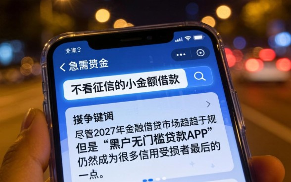 不看征信的小额借钱必下，整理5个黑户0门槛贷款app