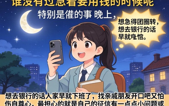 晚上容易下款的口子，详细阐述5个借钱平台不看综合评估的app