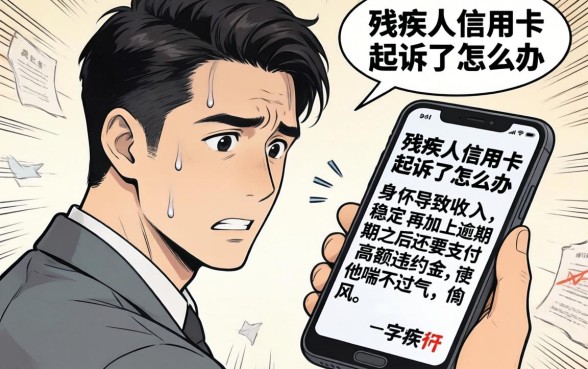 残疾人信用卡起诉了怎么办，理出5个秒下700芝麻分贷款平台