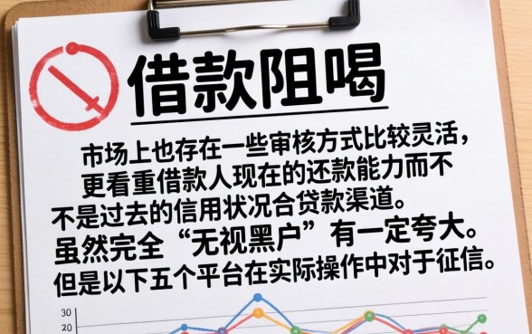 征信不好能下借款的口子，深入剖析5个无视黑户下款口子