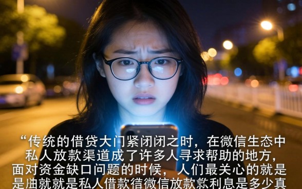 私人借款微信放款利息多少，归集5个无视负债快速下款长期网贷的软件