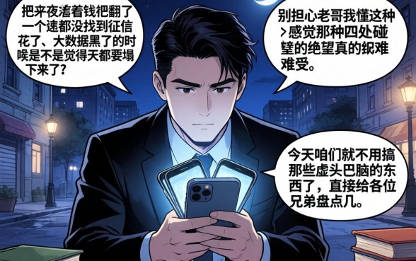 夜间24小时秒下款网贷黑，规整五个靠谱借钱的网贷平台