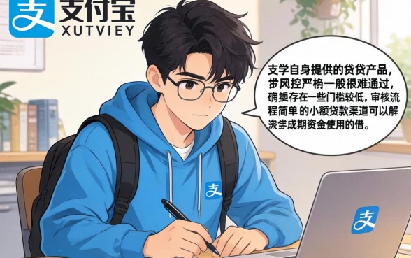 支付宝借钱容易通过的口子，归集5个大学生可以使用的平台