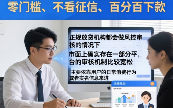 零门槛的小贷有哪些，详尽说明五个不看征信无视黑白百分百下款app