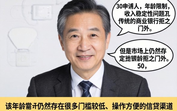 50岁可以申请什么贷款，筛选5个不用面签和芝麻分的贷款平台