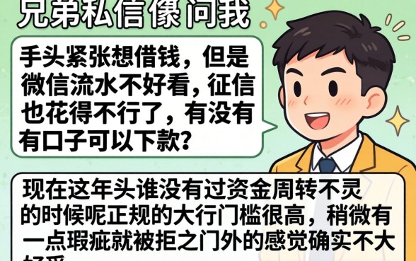 贷款看不看微信流水记录，条列五个不看负债秒下款的网贷平台