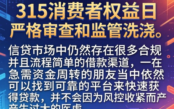 315后还能下款的口子交流，详尽说明五个轻松借款无征信记录的软件