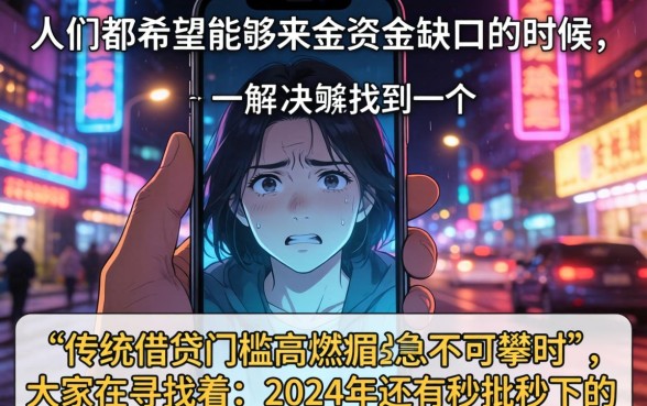 秒批秒下的小贷口子，概览五个无视黑白的网贷口子