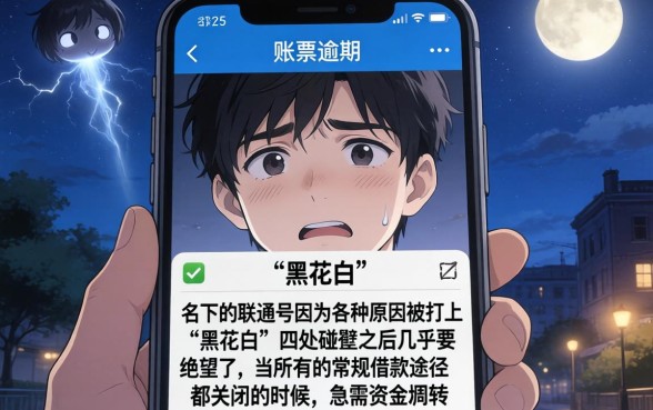 联通号无视黑花白卡怎么办，理出五个快速下款无视征信的app
