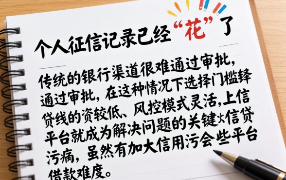 旗袍破大口子怎么补救下来的，陈列5个征信花了可以借钱的网贷口子