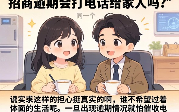 招商逾期会打电联给家人吗，概括五个无忧速借当天放款的口子