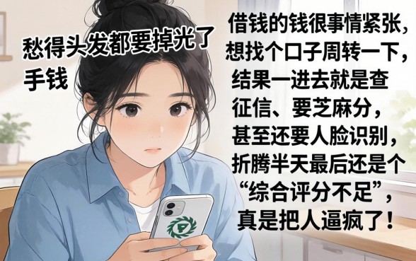 超级烂户双黑下款口子苹果版，归纳5个不用面签和芝麻分的贷款口子