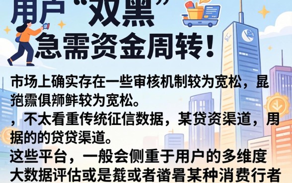 双黑能下款的口子汇总，诚意推荐5个不看征信网贷平台放款快的平台