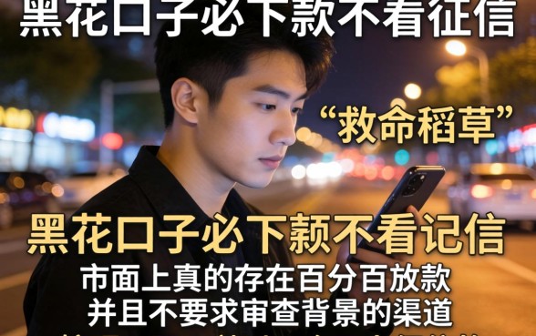 黑花口子必下款不看征信，梳理5个不上征信的贷款软件
