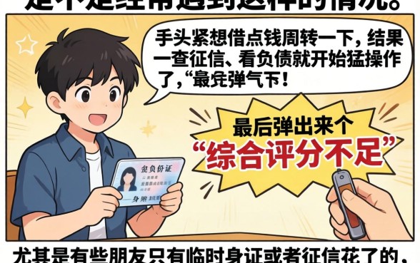 临时身份证贷款软件有哪些，条列5个不看负债秒下款的网贷软件