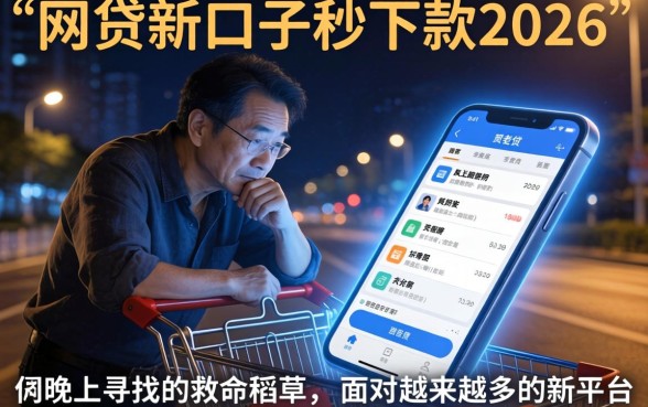 网贷新口子秒下款2026，条列五个高能分期贷款口子新秀
