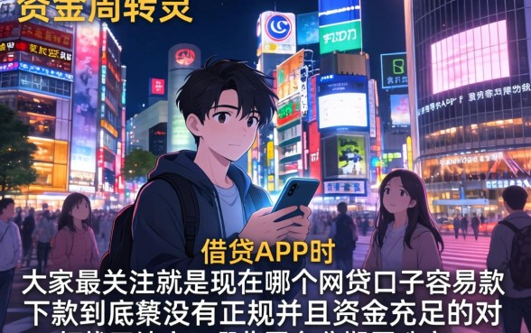 现在哪个网贷口子好下钱，遴选5个分期有额度的网贷平台