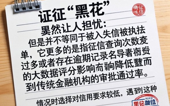 征信黑花了算是严重失信吗，条列五个新号易贷速审秒下款口子