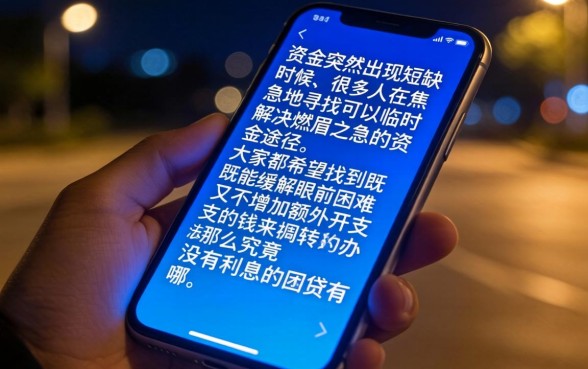 没有利息的网贷有哪些，遴选5个靠谱借钱利器