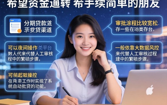 好下款的分期贷款口子，概括五个不审核夜间直接放款的网贷app