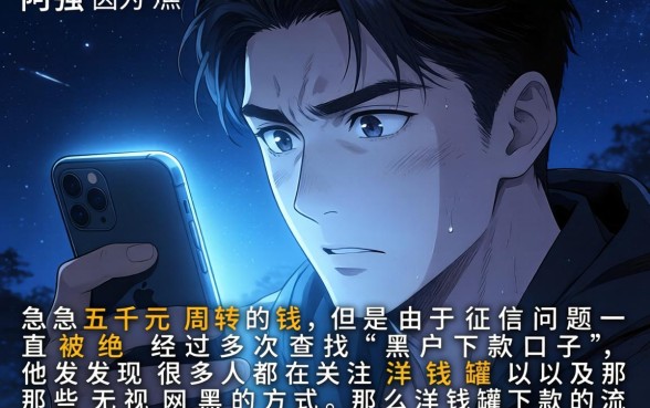 洋钱罐下款流程需要多长时间，概括五个无视网黑征信黑5000贷款口子