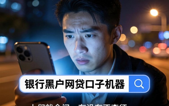 银行黑户网贷口子机器，详尽说明五个不看征信负债的网贷百分百下款软件