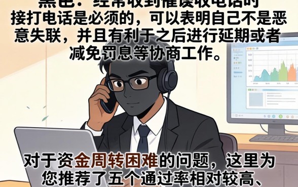 征信黑花了催收电联能接吗，筛选五个贷款通过高的软件