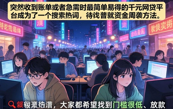 最容易通过的千元网贷平台，诚意推荐五个最新网贷口子今日整理这五个平台