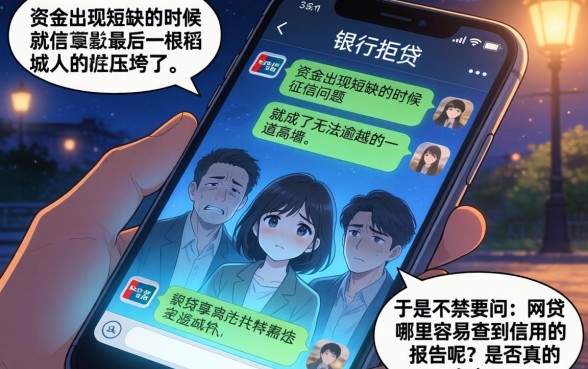 网贷哪里容易通过征信查到，枚举5个无视一切必下款的口子