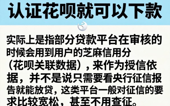 认证花呗就能下款的口子，倾情分享5个贷款不上诚信平台的app