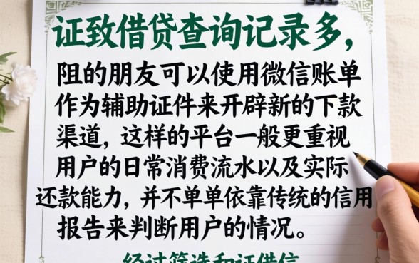 用微信账单可以下款的口子，汇总五个征信花了可以借钱的网贷平台
