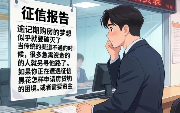 征信黑花了怎么申述房贷，条列5个不看征信无视黑白百分百下款平台