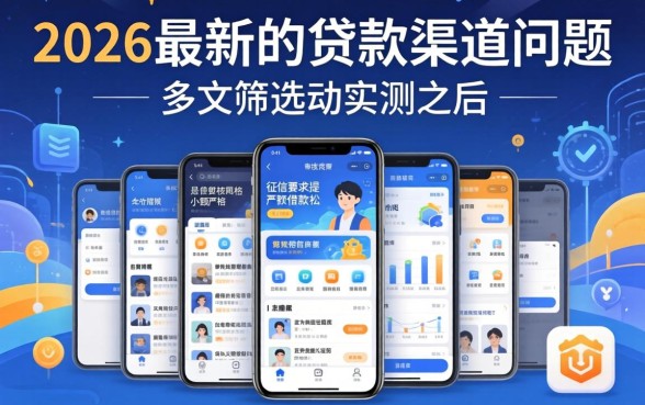 2026口子贷款app，遴选5个低门槛不查征信的软件