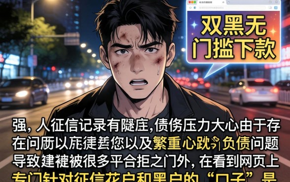 双黑可以下款的口子可信不，罗列五个靠谱的借款平台