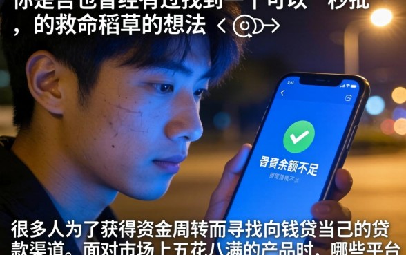 像向钱贷一样的贷款口子，概括5个无视一切是人就下款的平台