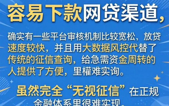 有什么好下网贷的新口子，汇总五个无视征信秒下款的口子