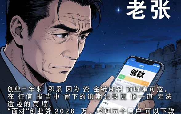创业贷2026万，整理5个黑户能下款的app