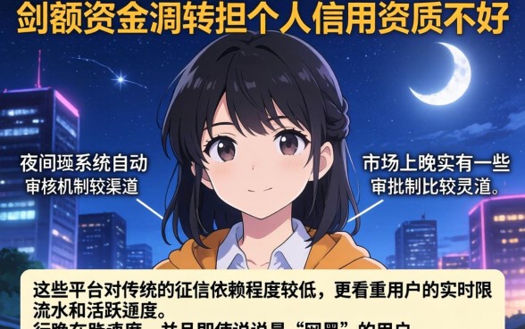 最近大额下款的口子，倾情分享五个网黑夜间可下款的口子