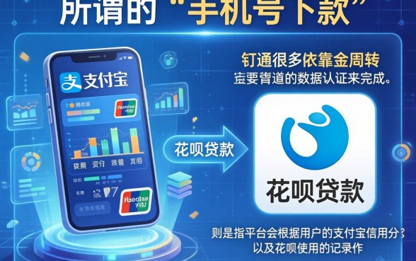 手机号可以下款的口子，热忱推荐5个凭支付宝花呗贷款的软件
