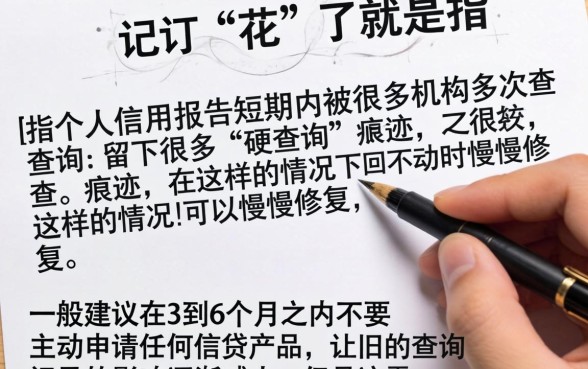 征信花了自己能恢复吗，规整五个征信花居然都下款的口子