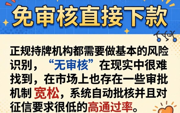 有没有免审核直接下款的口子，热忱推荐五个无视黑花半夜下款的网贷app
