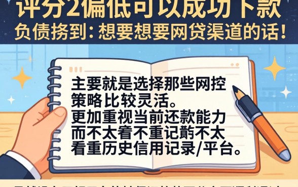 还有哪个可以借钱的网贷，枚举五个综合评分不足有负债都能下款口子