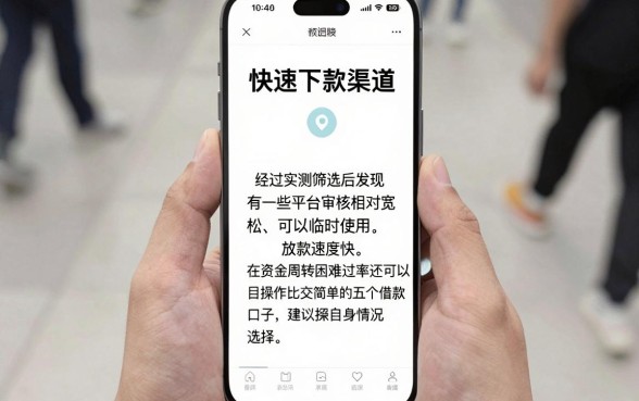 有没有人试过app秒下款口子，整理5个手机可以临时借钱的平台