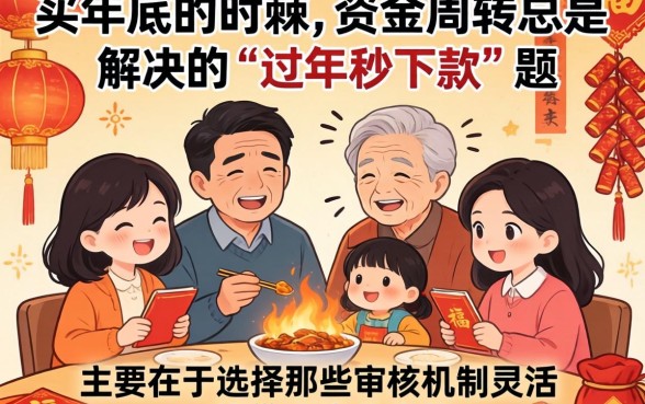 过年秒下款的借款口子，遴选5个摆脱欠款束缚贷款新口子