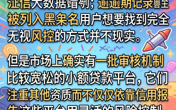 在线小额贷款正规平台，规整5个无视逾期大数据花户黑户软件