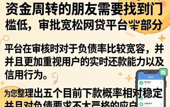 网上比较好下款的口子，概览五个不看负债的网贷软件