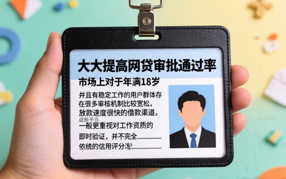 有工作证秒下的口子，整合五个网贷容易下款18岁的app