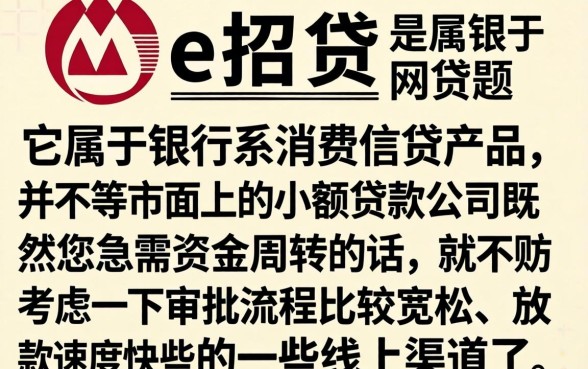 招行的e招贷是网贷吗，深入剖析五个秒批通过的网贷软件