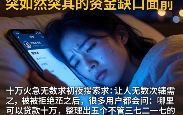 从哪儿能贷款10万呢，整理5个无视一切的网贷口子