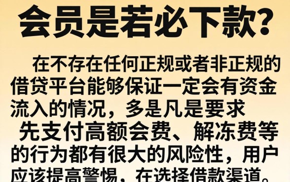 交会员必下款的口子，整合五个秒批无面签贷款口子